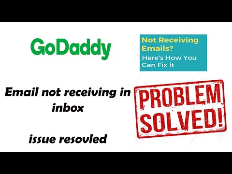 GoDaddy Email not receiving Issue resolved