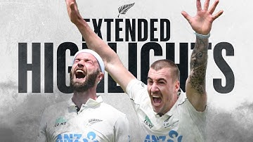 Michael Rae 3️⃣ Wickets On Debut | Extended Highlights | New Zealand v West Indies | 2nd Test Day 1