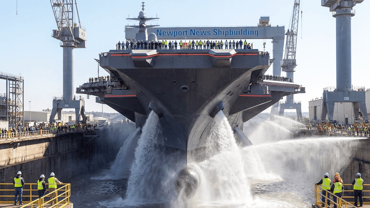 Наконец-то! Америка представляет свой новый суперкрейсер «Джон Ф. Кеннеди» (CVN-79) стоимостью 13 ми