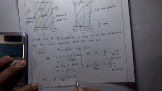 % Reduction of U value || Building construction numerical || 2019 PU