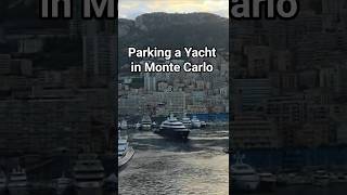 Just parking a big effn yacht in Monte Carlo Monaco #travel #yachts #montecarlo #monaco #porthercule