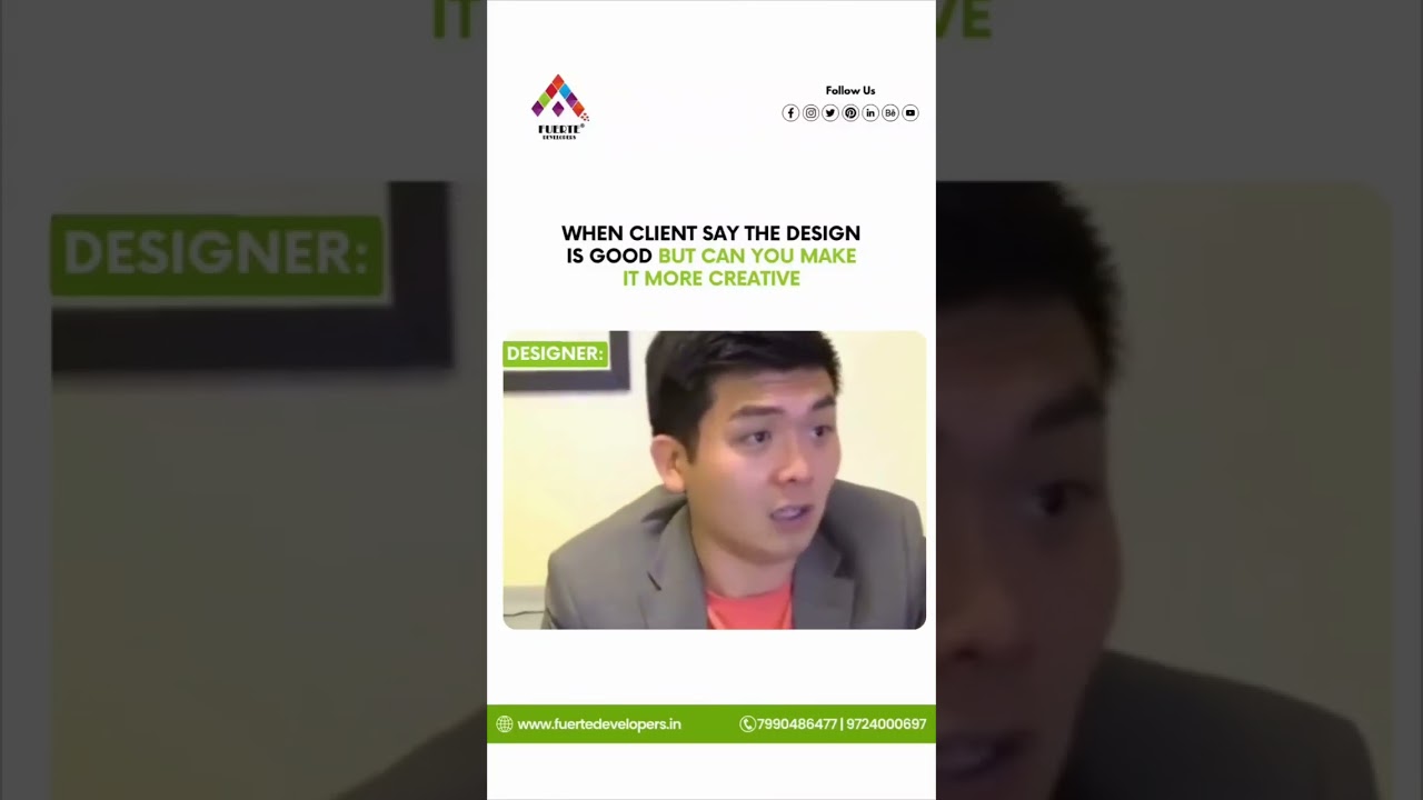 Client Feedback Be Like: 'Make It More Creative!' | Fuerte Developers | Creative Design Solutions 🚀