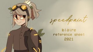 blaire 2021 reference sheet ♡ speedpaint