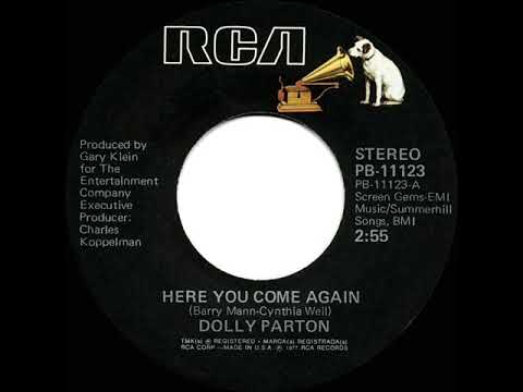 R.I.P. DOLLY - 1977 HITS ARCHIVE: Here You Come Again - Dolly Parton (stereo 45--#1 C&W hit)