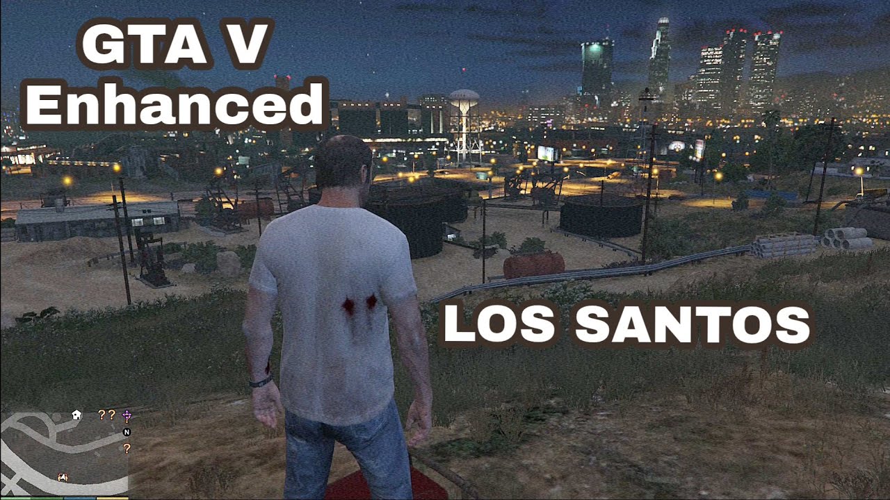 GTV- Enhanced | Los Santos in Night Lights / PC Gameplay - YouTube