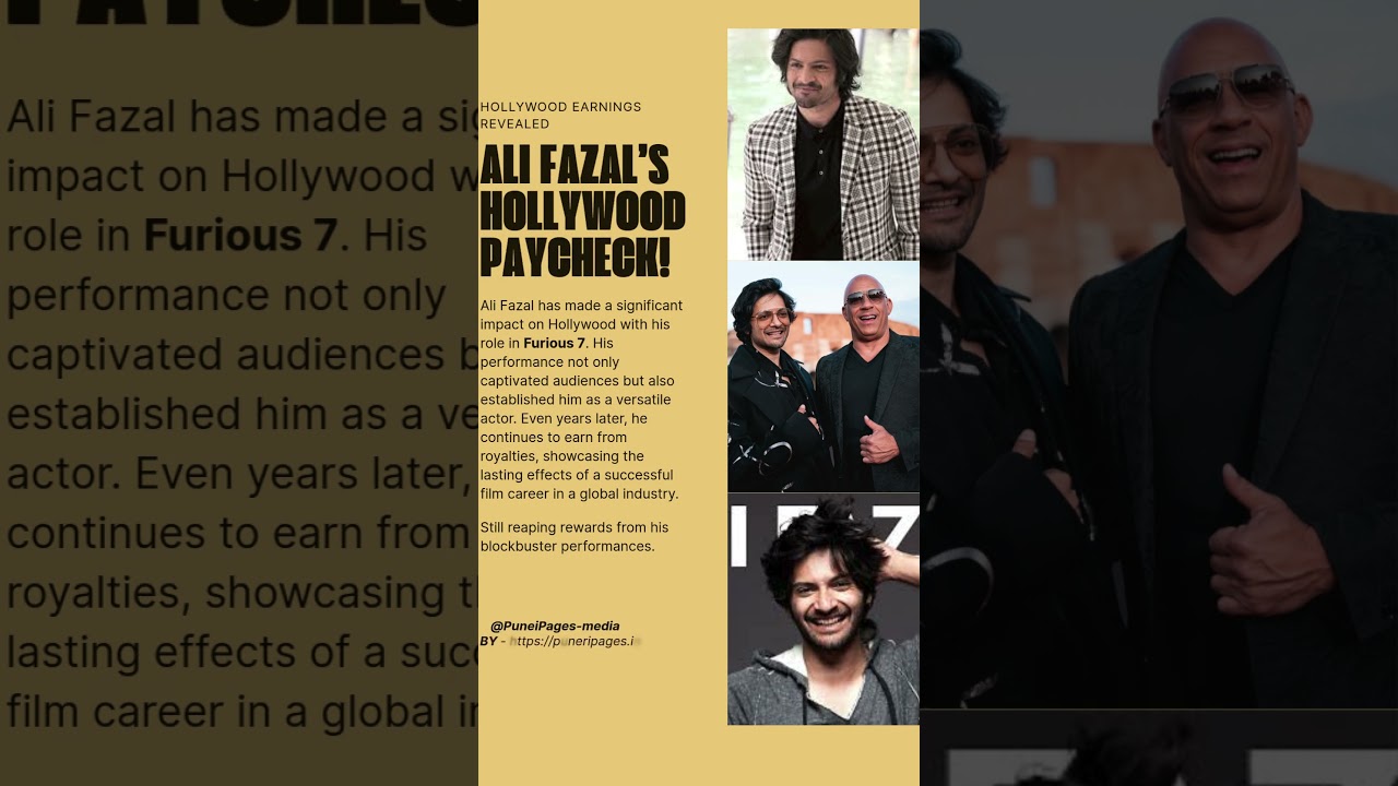 Ali Fazal Fast and Furious Royalties: The Indian Actor Still Getting Paid from Fast & Furious 7