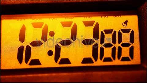 Stock Footage - Digital Clock | VideoHive