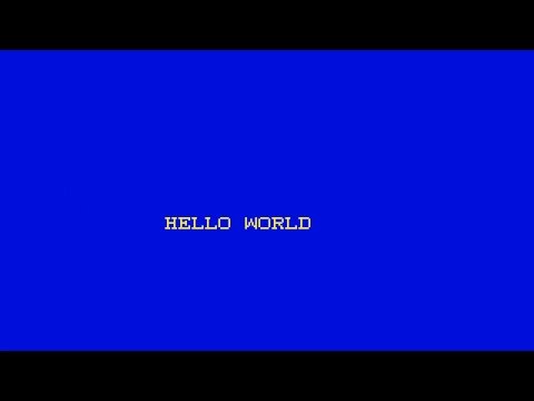 Ozapell Basic SETMODE and SCREENHIDE Example