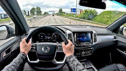 2023 SsangYong REXTON MY23 [ QUARTZ 2.2l 200hp ] POV Test Drive | Raw Audio