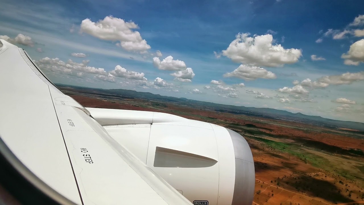Ethiopian Airlines | Beautiful landing at Lilongwe Airport Malawi #ethiopian #landing #b787 #malawi