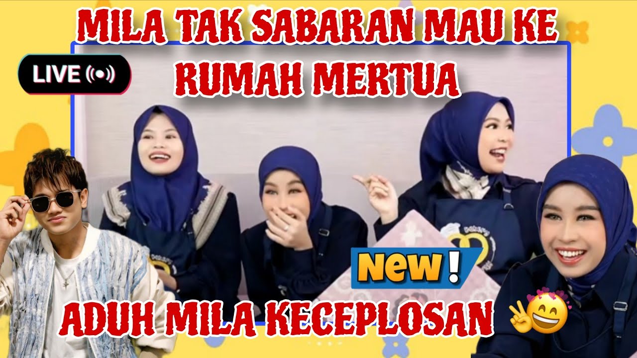 ADUH MILA TAK SABARAN MAU KERUMAH MERTUA NIH 🤭 KODE BUAT ABI VALEN TUH 😂