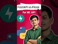 Best ML API? FastAPI vs Flask