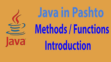 57. Methods/Functions in Java - Pashto