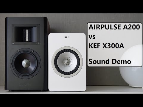 AirPulse A200 (Model One) vs KEF X300A Wireless  ||  Sound Demo