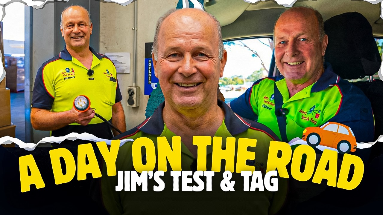 A Day in Jim’s Test & Tag. Inside a $300k+ Mobile Test & Tag and Fire Safety Franchise