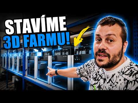 Budujeme 3D tiskovou farmu pro všechny! | Vlog #01