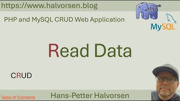 PHP and MySQL CRUD Web Application | Part 2 - Read Data