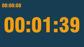 1 minute 39 second timer (with end alarm, time elapsed and progress bar)