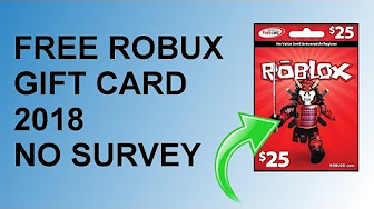 Roblox Gift Card Code Generator No Survey Youtube - roblox gift cards free 2018