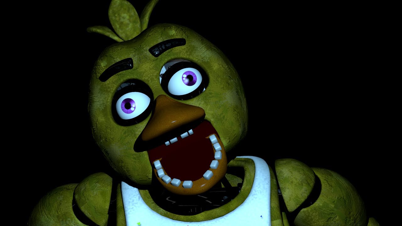 FNAF_spams_21 on X: FNAF 1 Chica Jumpscare  / X