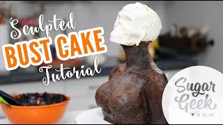 Chocolate Skull Demo and Carved Bust Cake Tutorial