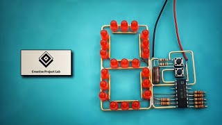 Building a Simple SevenSegment Counter Circuit | DIY Electronics Tutorial | Creative Project Lab