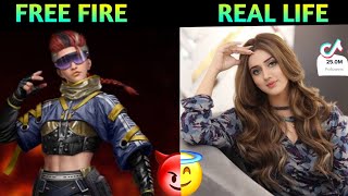 All female active characters ability || Free fire all charectors in real life 2022 - [Ep.2]