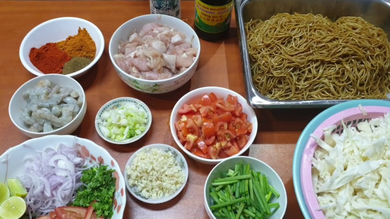 ပန်း​သေး​ခေါက်ဆွဲ, Pan Tay fried noodle😋