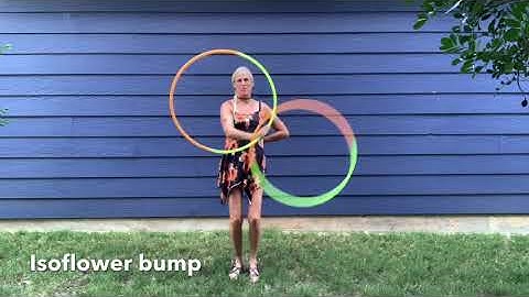 Isoflower bump! A twin hoop tutorial with Jasmine Kienne aka hothoopdancemama on Instagram.