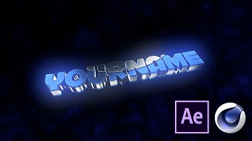 NEW FREE INTRO 3DTemplate #135 | Cinema 4D & After Effects + Tutorial NOW TO EDIT