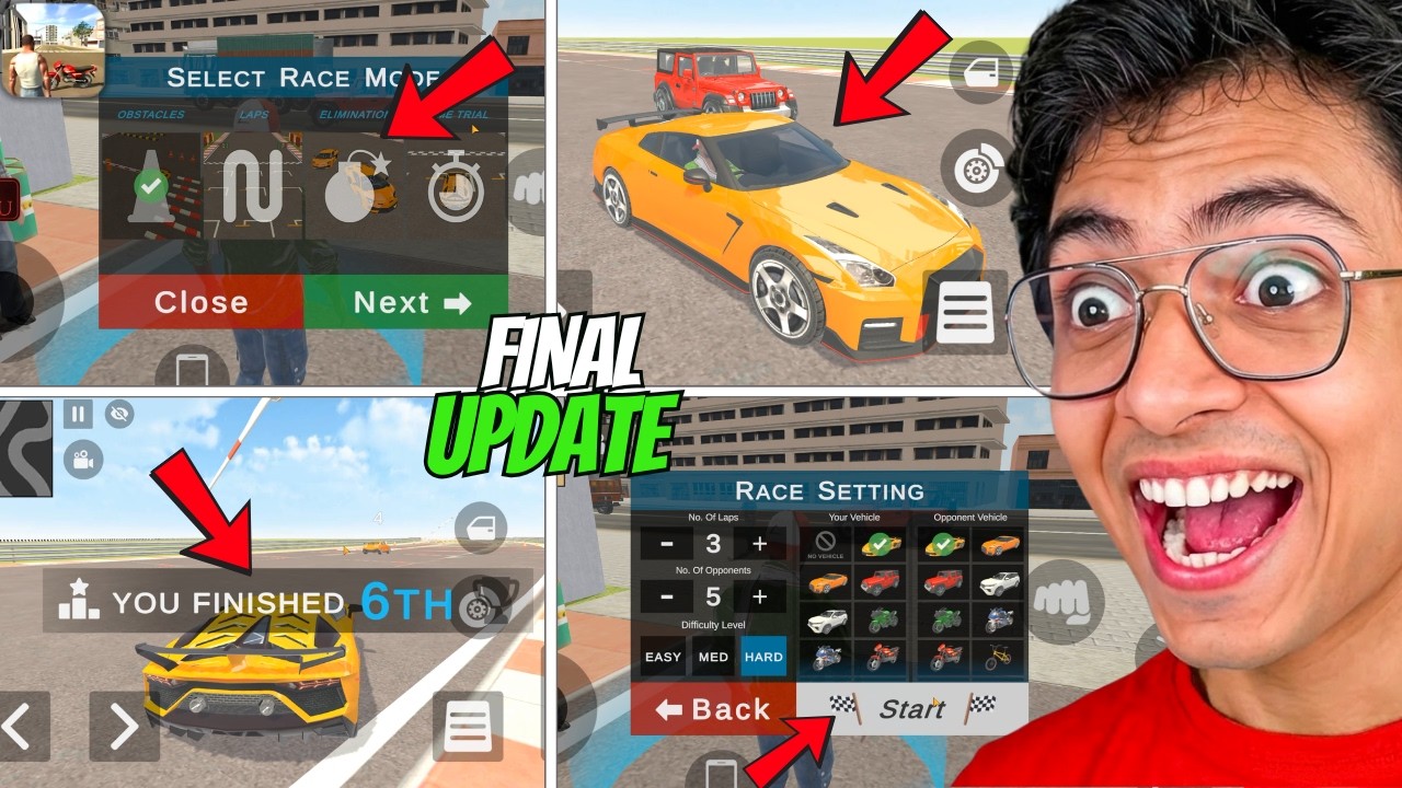 Finally New Update in this INDIAN BIKES DRIVING 3D Copy Game😱 Racing Track