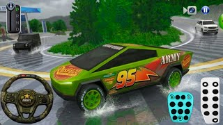 🌧️ Army Truck Slippery Road Drift Challenge! | 3D Driving Class 2026 |Gt-GaMeR  screenshot 1