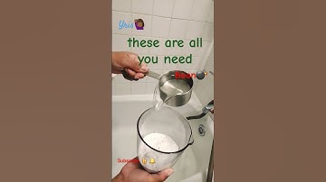 Hoe een verstopte doucheafvoer te ontstoppen Wat kan haar in een afvoer oplossen #shorts #ontstop...