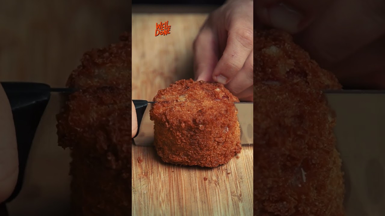 Enjoy the satisfying sounds of cooking with this crispy Deep Fried Salami ASMR! 🍽️✨  