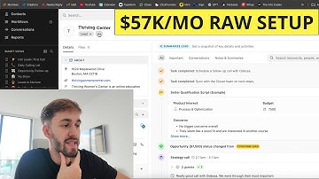 raw funnel setup for a $57k/mo creator client (Growth Operating)