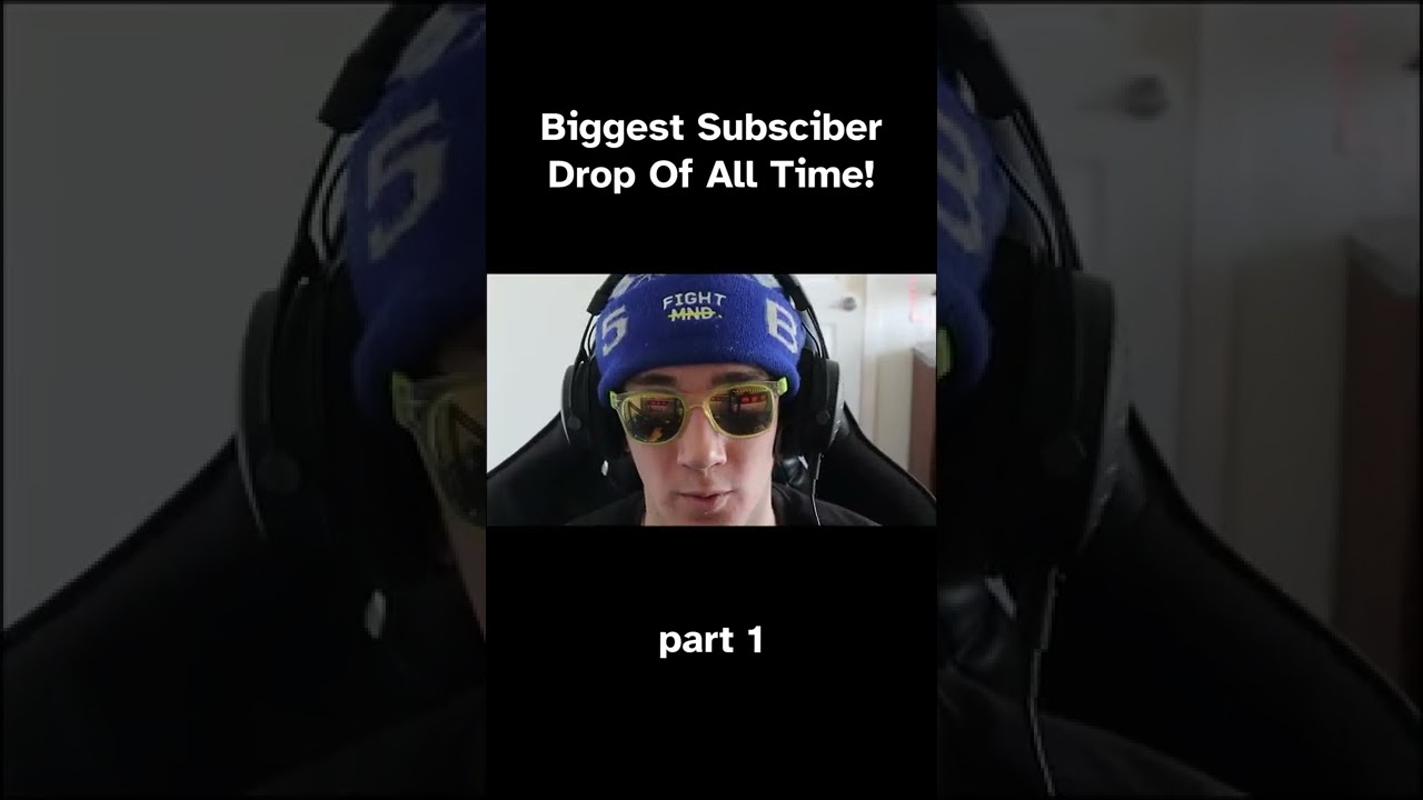 Biggest Subscriber Drop Of All Time! (1)