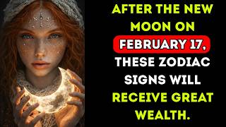 After the New Moon on February 17, these zodiac signs will receive great wealth.