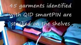 Taking inventory with smartPIN RFID EAS tag - Demo