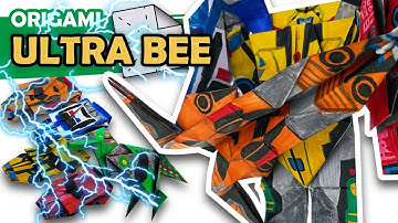 How to make an AUTOBOT ULTRA BEE Origami Transformer