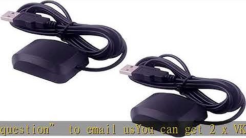 Geekstory 2PCS VK-162 G-Mouse USB GPS Dongle Navigation Module External GPS Antenna Remote Mount US