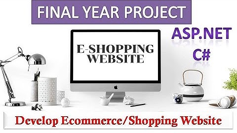 E-Shopping ASP.NET Website: Part-1 | CODERBABA
