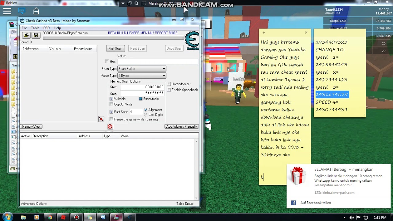 Roblox Tutorial Hack Speed Lumber Tycoon 2 100 Work - cara cheat roblox lumber tycoon 2 teleport get robux with code