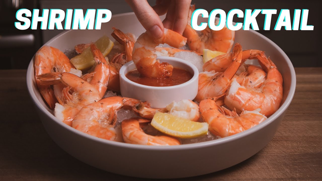 Peel and Eat Shrimp Cocktail | Shell on Poached Shrimp