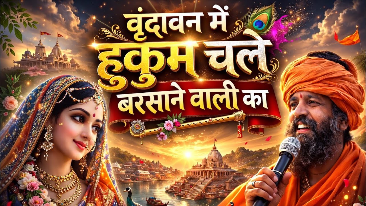 वृंदावन में हुकुम चले //Vrindavan Me Hukum Chale Barsane Wali Ka /Prakash Das Ji Maharaj Bhajan