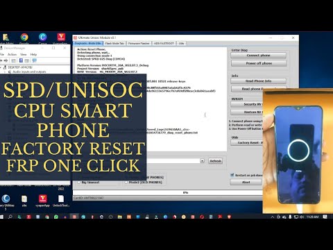 SPD Unisoc cpu factory reset frp done by umt tool one click