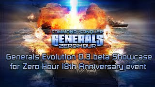 [Generals Evolution] - Zero Hour 18th Anniversary 0.3 Mission Showcase Teaser #ZHAnniversary