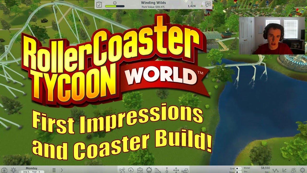 RollerCoaster Tycoon World - First Impressions and Coaster Build - YouTube