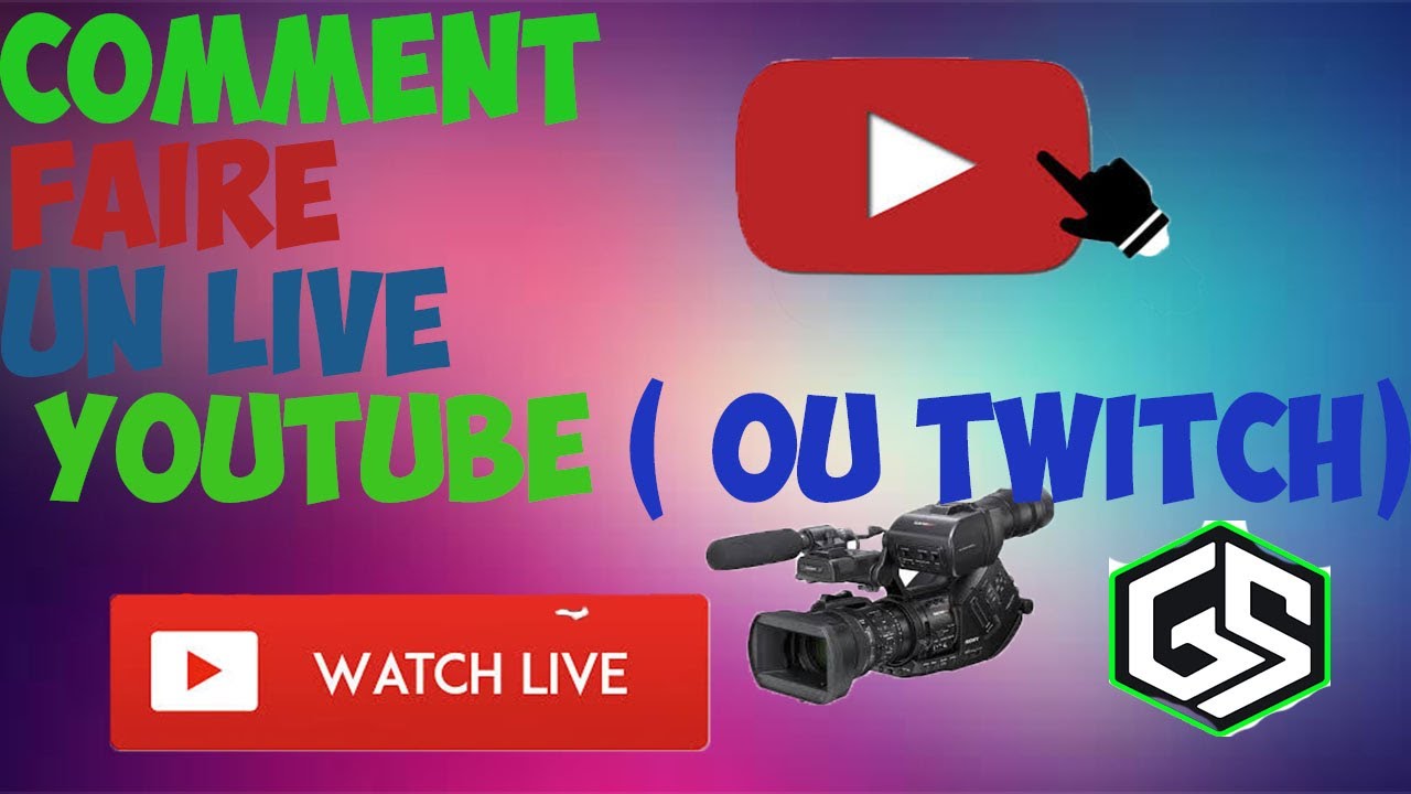 COMMENT FAIRE UN LIVE YOUTUBE ( OU TWITCH ) GRATUITEMENT ET EN HD