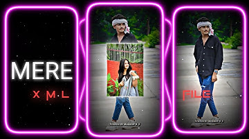 #Mujhe Pyar Hua Tha 😌🥀 🔰XML file🔰New Whatsapp Status XML file🔰 xml🔰new xml 🔰#xml_file 🔰