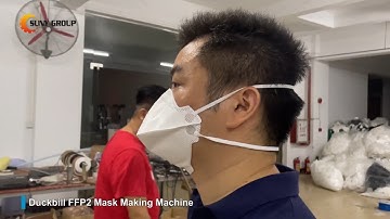 Head-mounted Duckbill FFP2 N95 Mask Making Machine (2021)